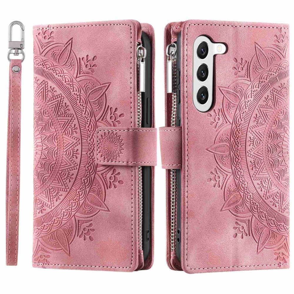 Borsa a portafoglio Mandala Samsung Galaxy S23 rosa