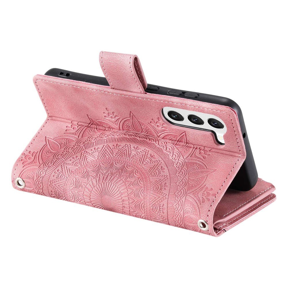 Borsa a portafoglio Mandala Samsung Galaxy S23 rosa