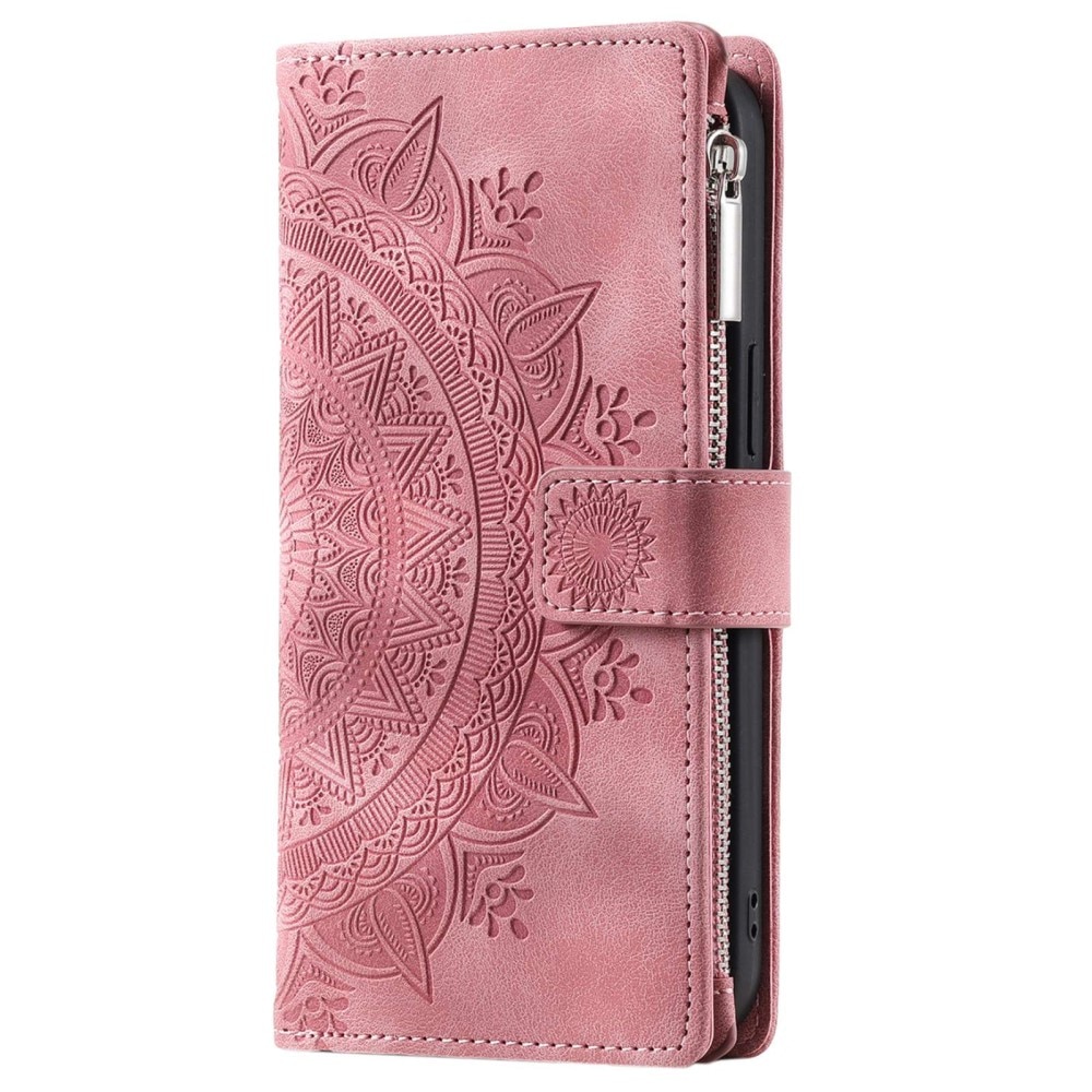 Borsa a portafoglio Mandala Samsung Galaxy S23 rosa