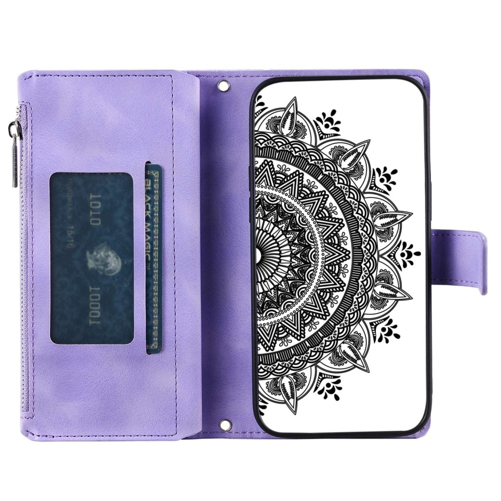 Borsa a portafoglio Mandala Samsung Galaxy S23 viola