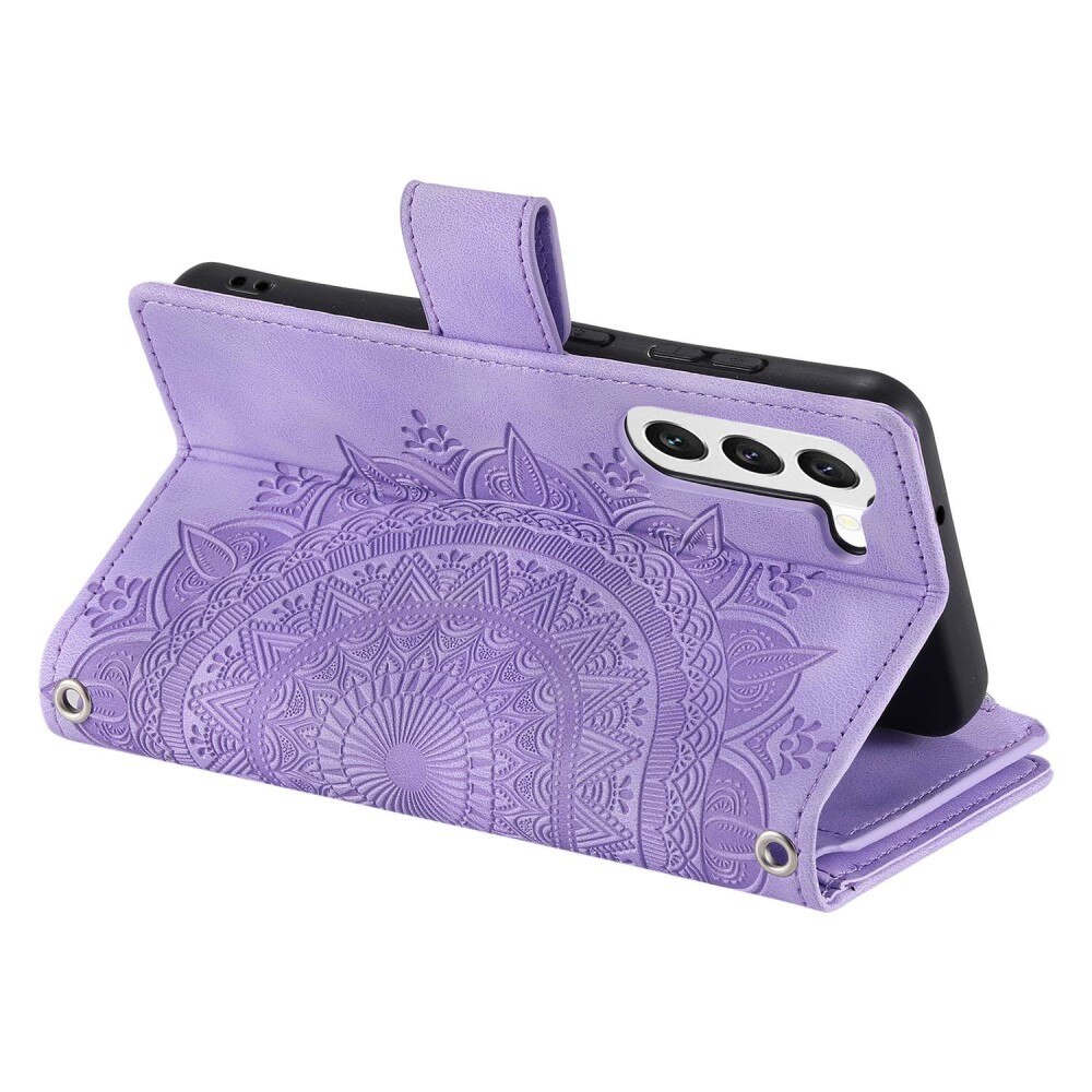 Borsa a portafoglio Mandala Samsung Galaxy S23 viola