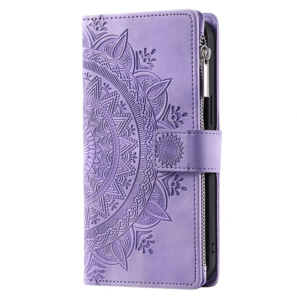 Borsa a portafoglio Mandala Samsung Galaxy S23 viola
