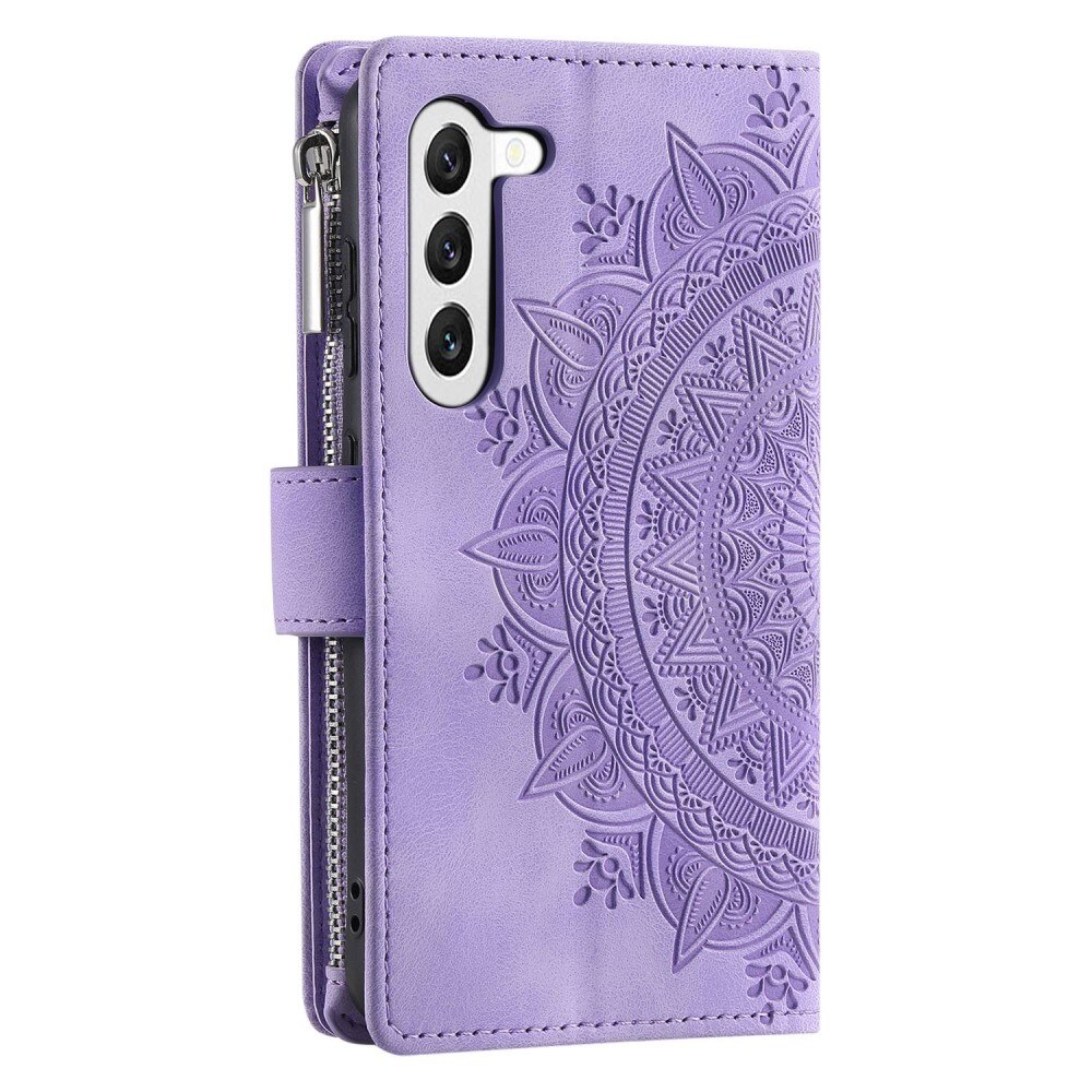 Borsa a portafoglio Mandala Samsung Galaxy S23 viola