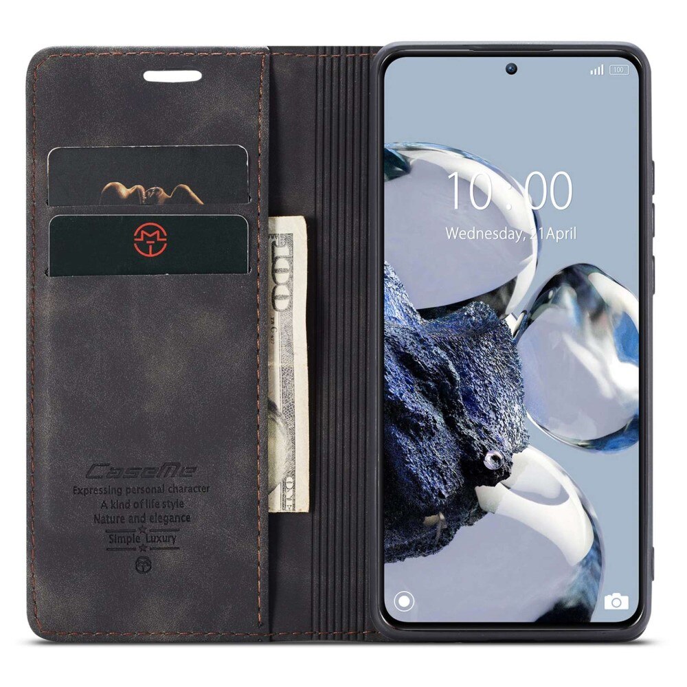 Custodie a portafoglio sottili Xiaomi 12T/12T Pro Nero
