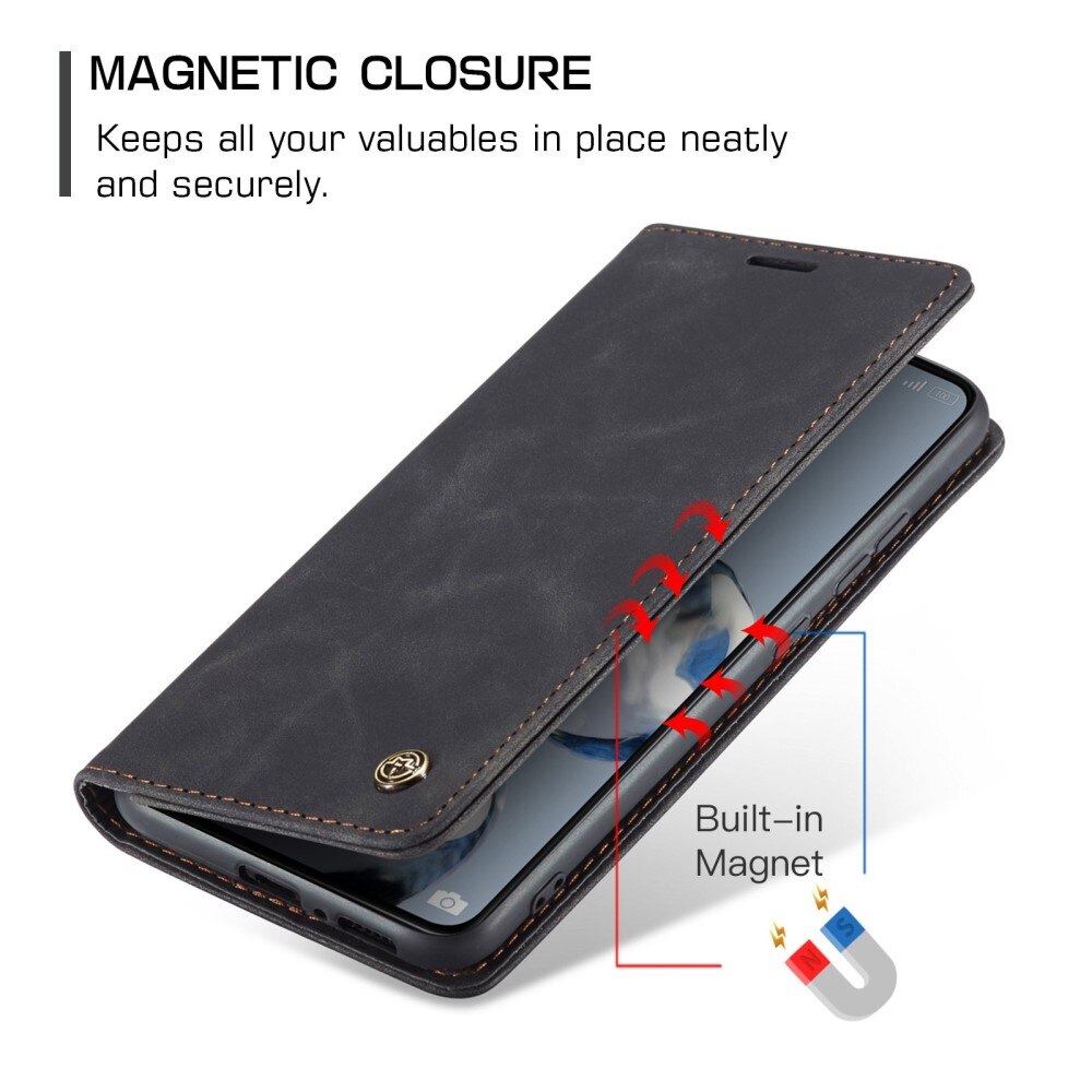 Custodie a portafoglio sottili Xiaomi 12T/12T Pro Nero