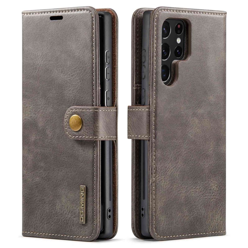 Cover portafoglio Magnet Wallet Samsung Galaxy S23 Ultra Marrone