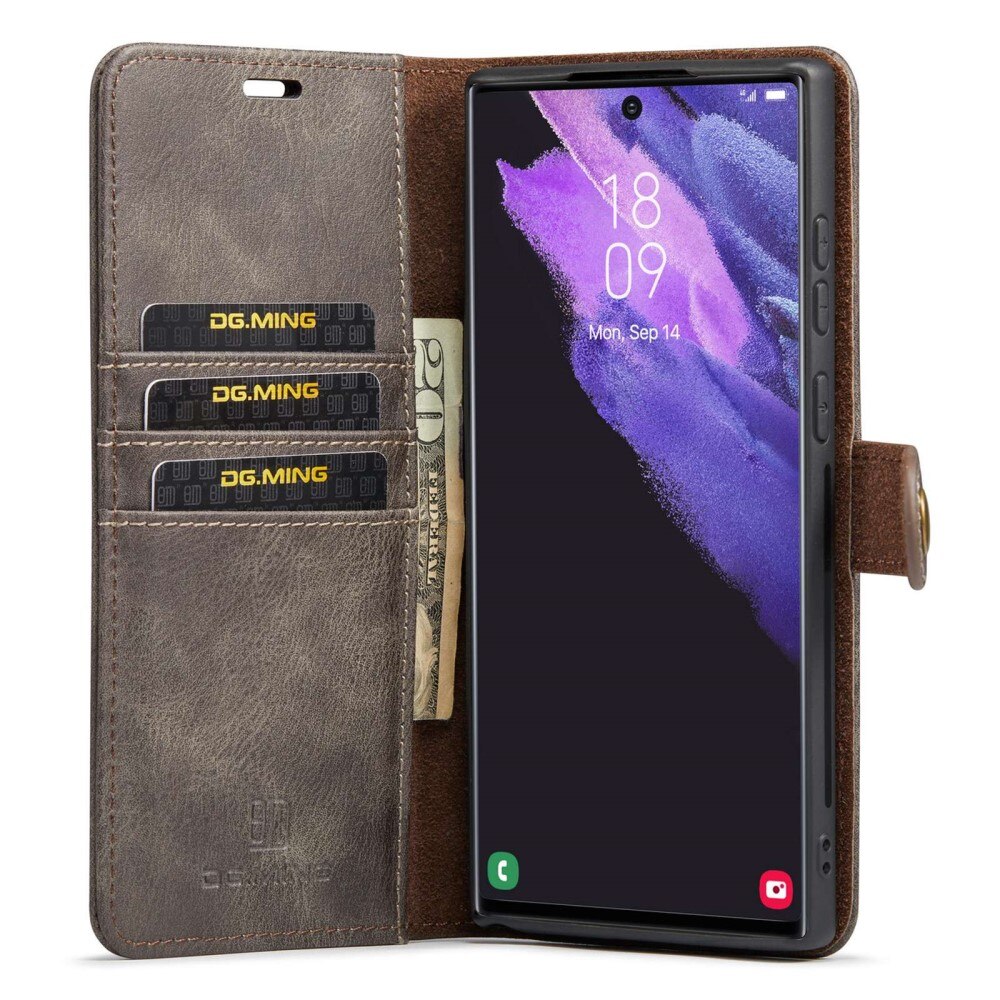 Cover portafoglio Magnet Wallet Samsung Galaxy S23 Ultra Marrone