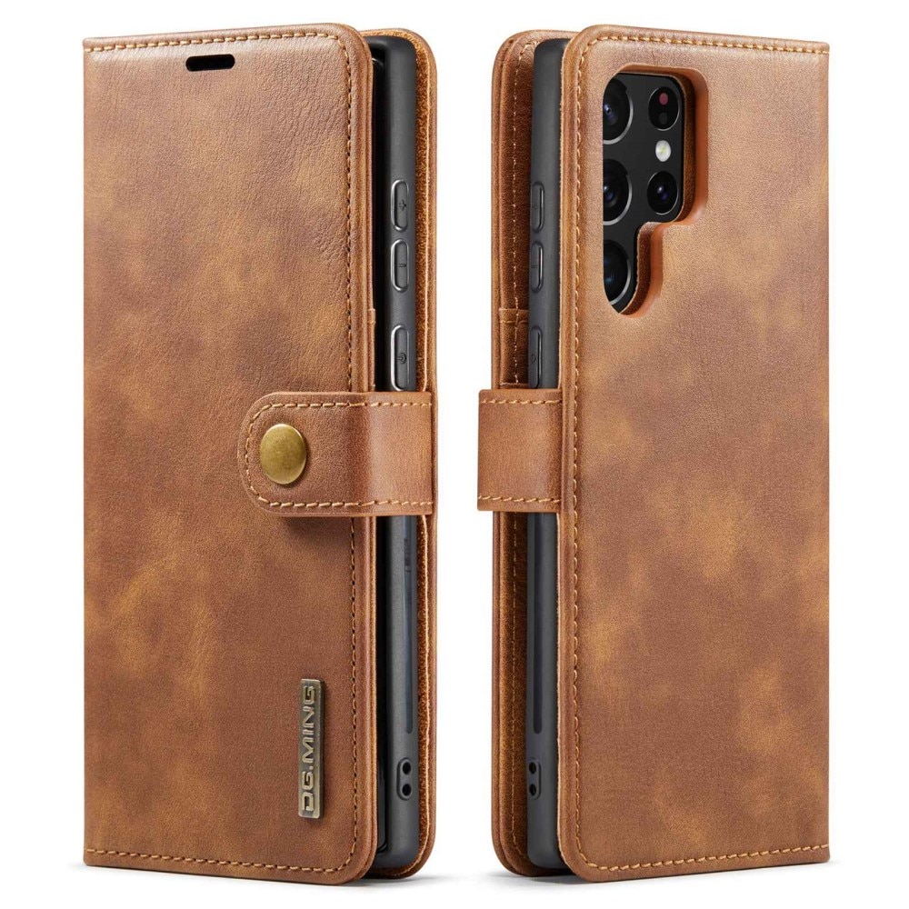 Cover portafoglio Magnet Wallet Samsung Galaxy S23 Ultra Cognac