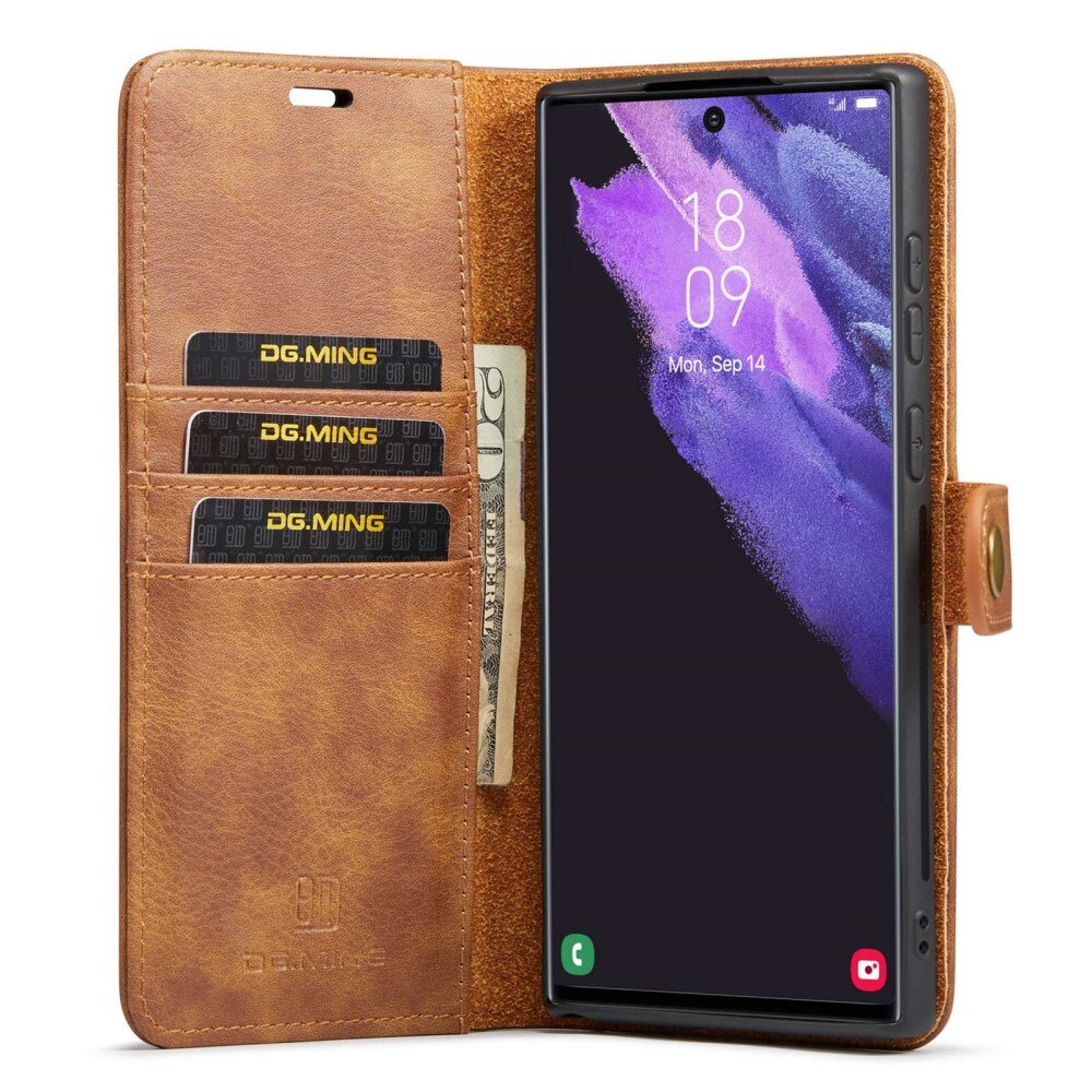 Cover portafoglio Magnet Wallet Samsung Galaxy S23 Ultra Cognac
