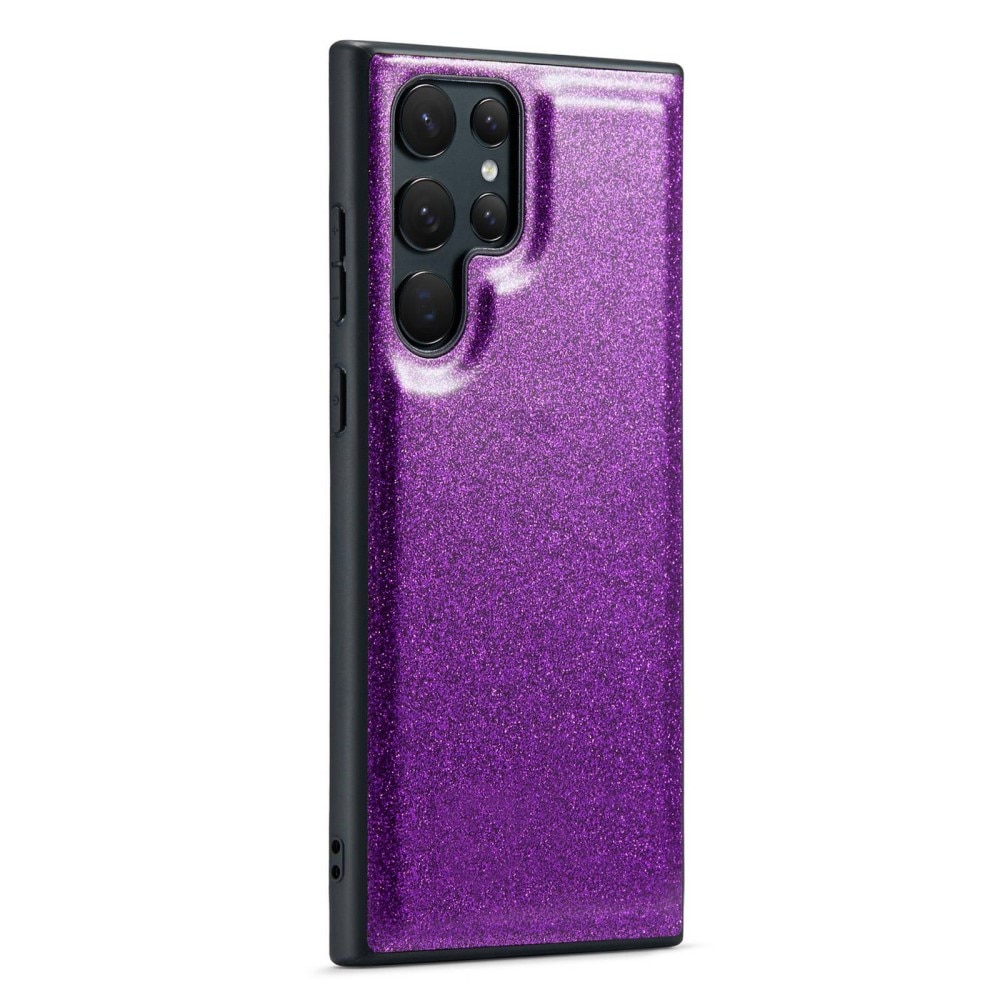 Cover Magnetic Card Slot Samsung Galaxy S23 Ultra Scintillio viola