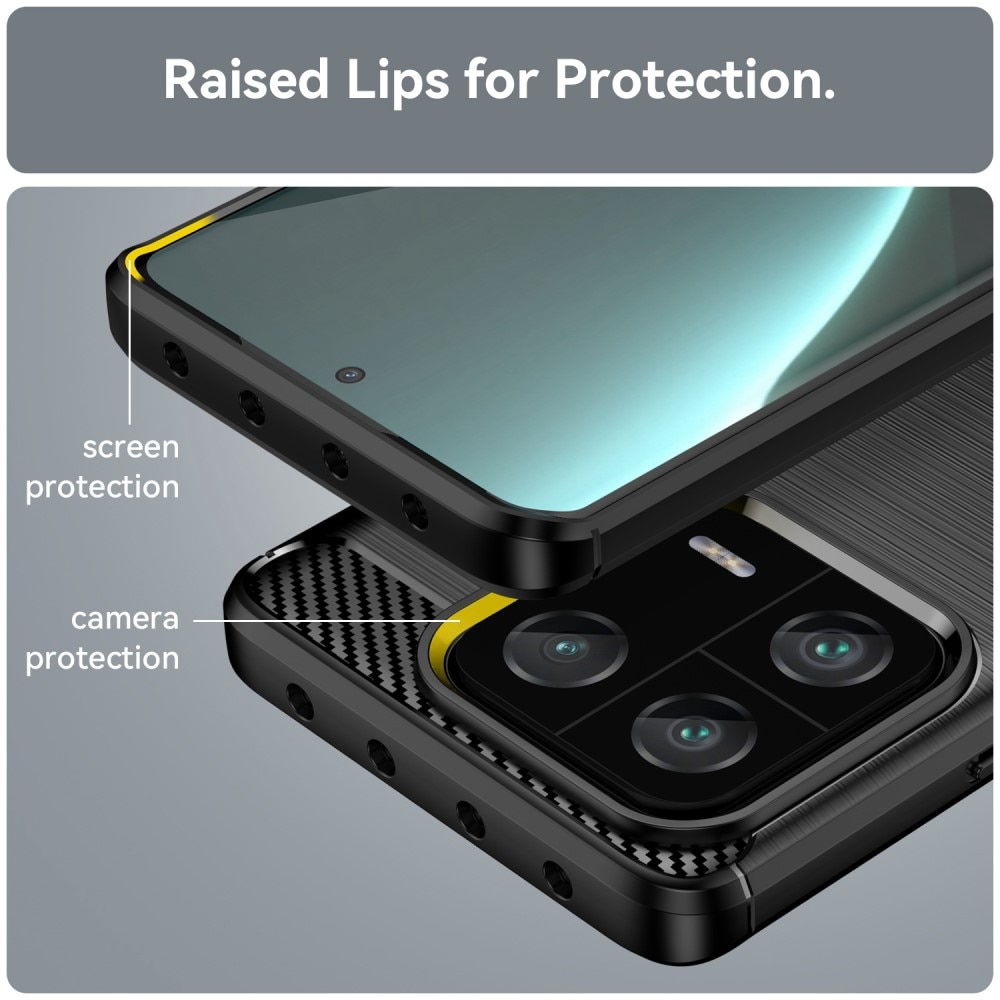 Cover TPU Brushed Xiaomi 13 Pro nero