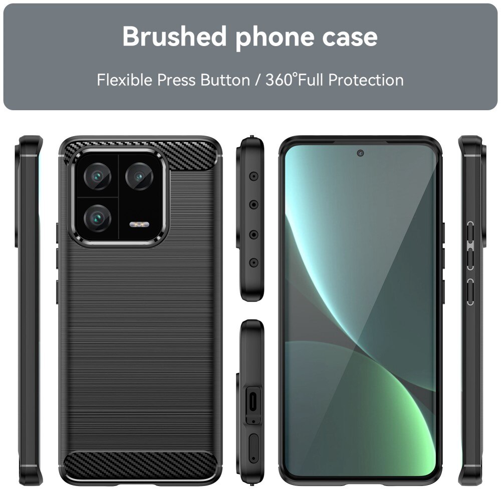 Cover TPU Brushed Xiaomi 13 Pro nero