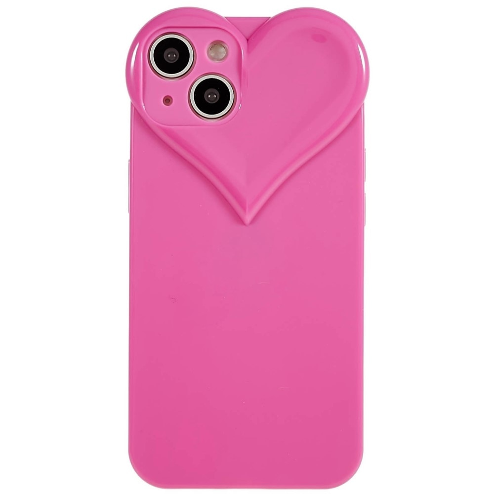 Cover TPU Cuore iPhone 14 rosa