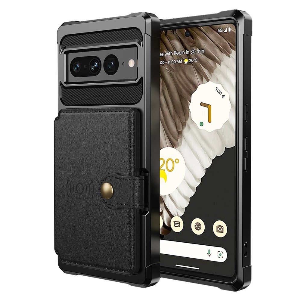 Cover con portacarte Tough Multi-slot Google Pixel 7 Pro nero