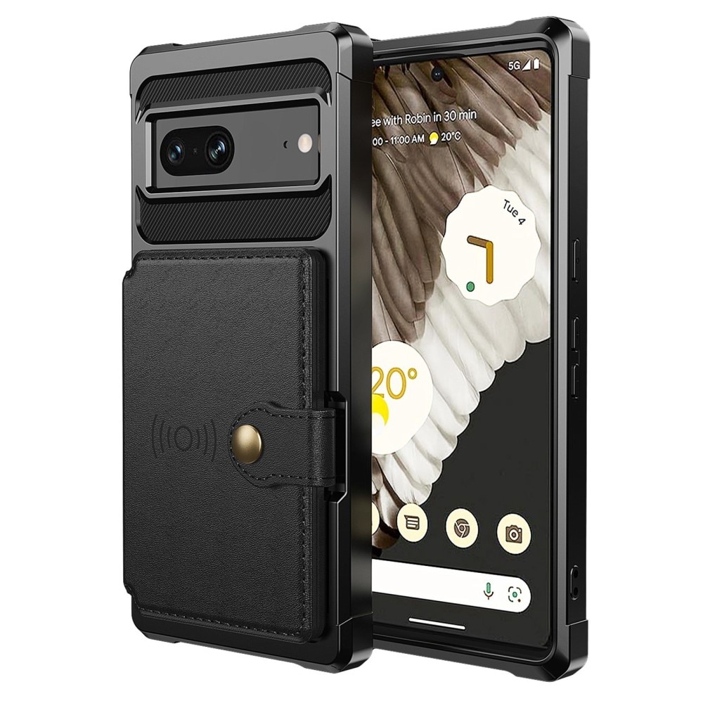 Cover con portacarte Tough Multi-slot Google Pixel 7 nero