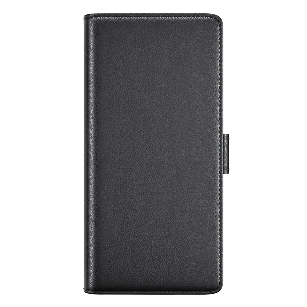 Custodia a portafoglio in vera pelle Xiaomi Redmi Note 12 nero