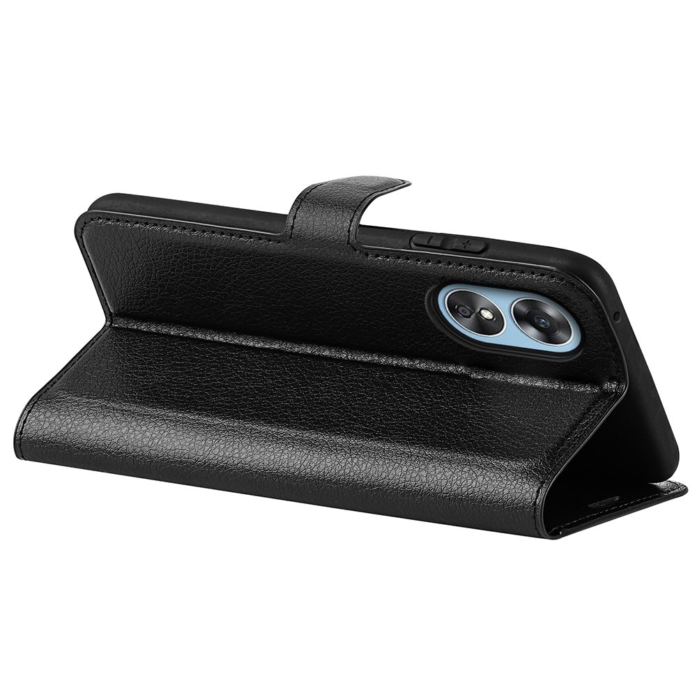 Cover portafoglio Oppo A17 Nero
