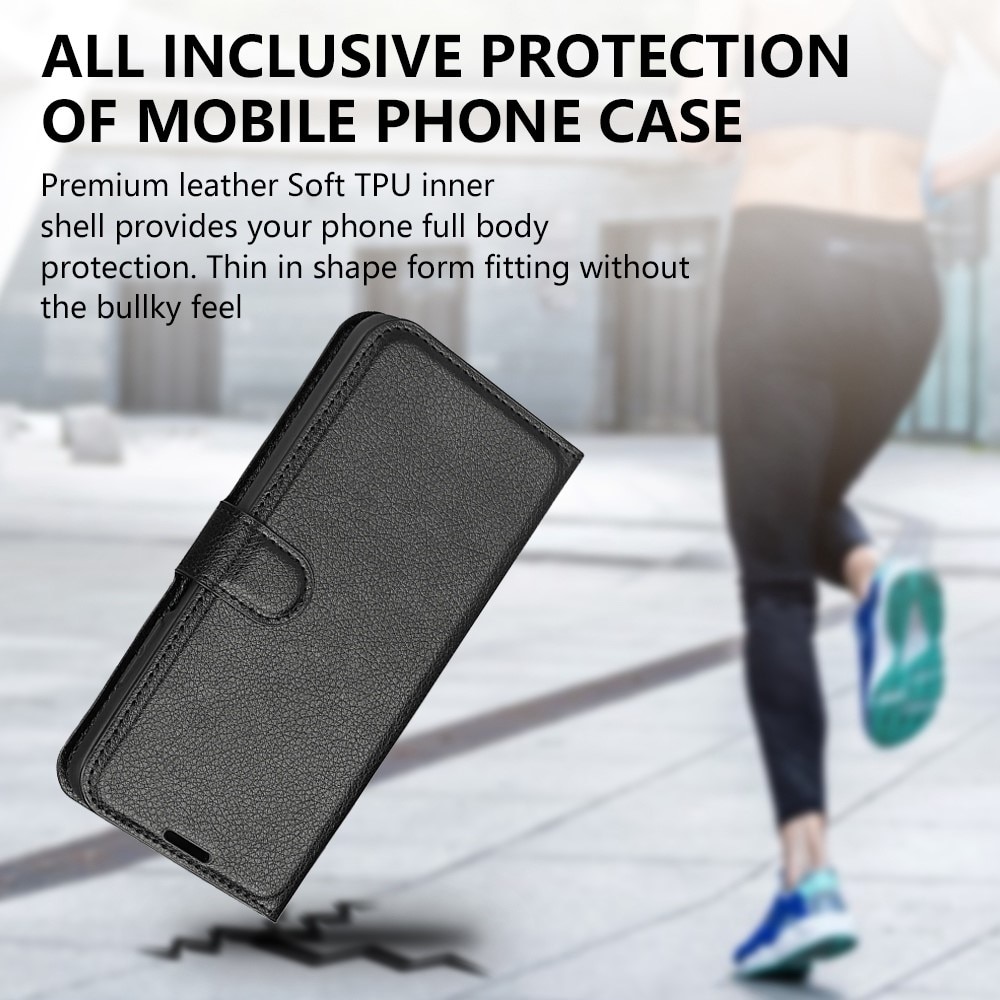 Cover portafoglio Oppo A17 Nero