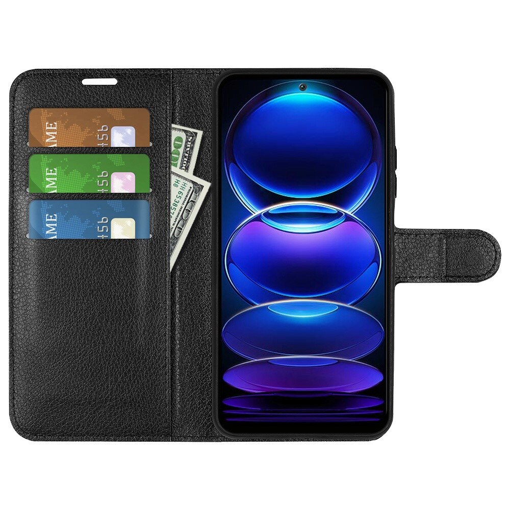 Cover portafoglio Xiaomi Redmi Note 12 Nero