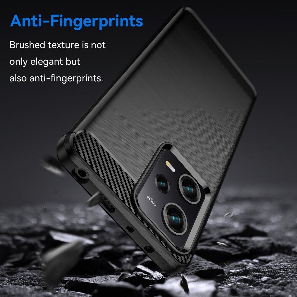 Cover TPU Brushed Xiaomi Redmi Note 12 Pro Nero