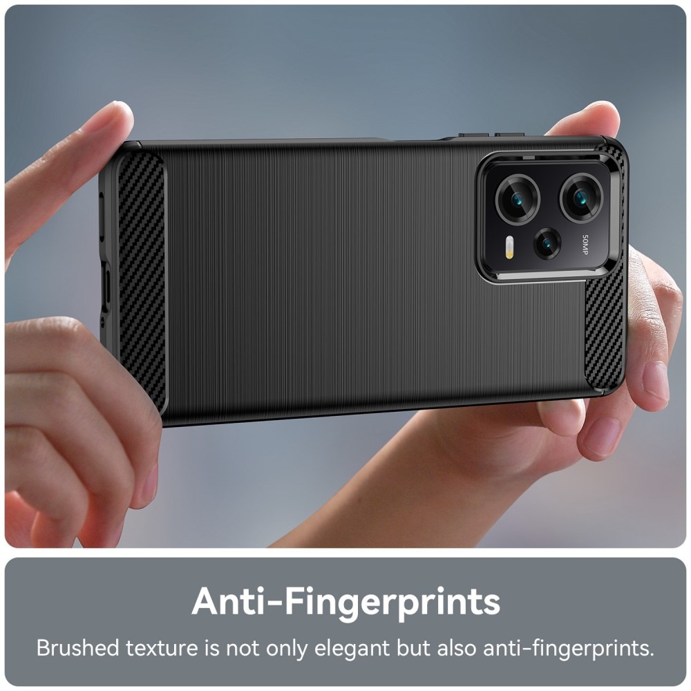 Cover TPU Brushed Xiaomi Redmi Note 12 Pro Nero