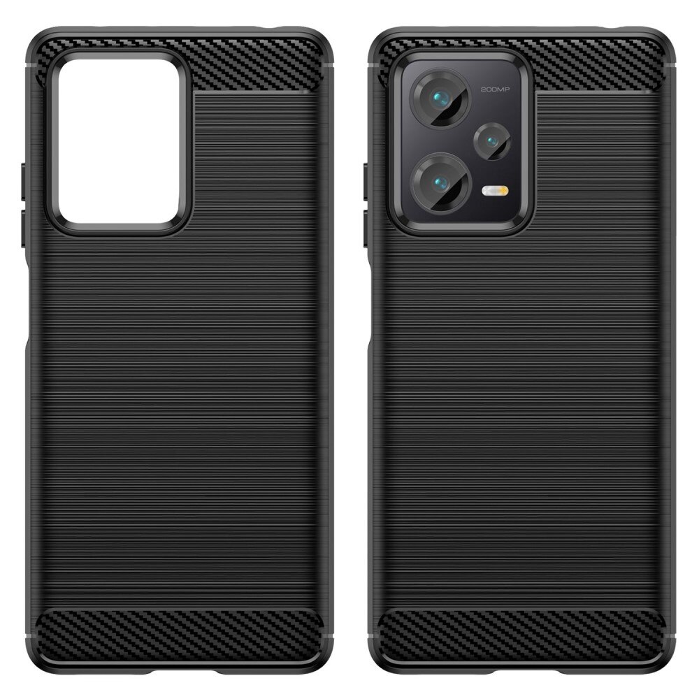 Cover TPU Brushed Xiaomi Redmi Note 12 Pro Plus Black