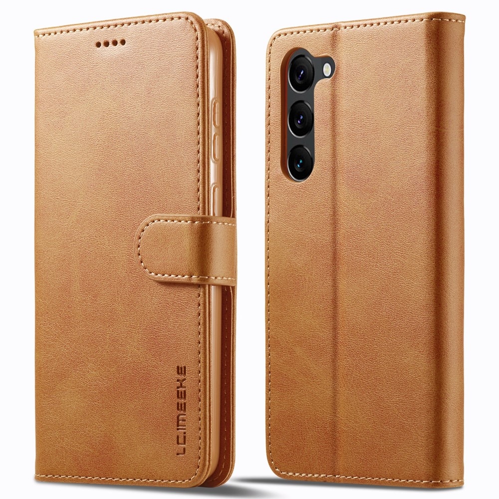 Custodie a portafoglio Samsung Galaxy S23 cognac