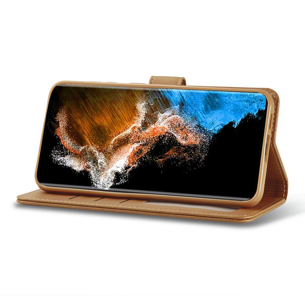 Custodie a portafoglio Samsung Galaxy S23 cognac