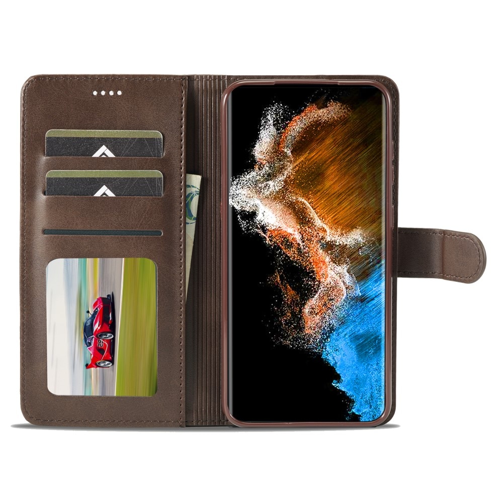 Custodie a portafoglio Samsung Galaxy S23 marrone