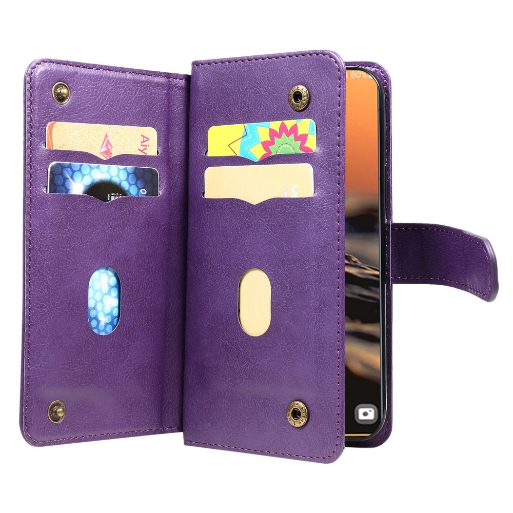 Cover portafoglio Multi-slot Samsung Galaxy S23 Ultra, viola