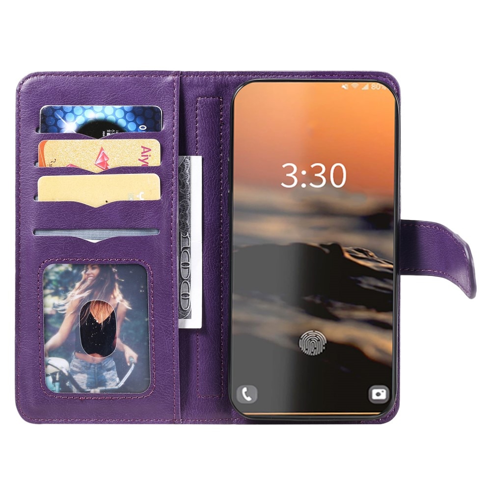 Cover portafoglio Multi-slot Samsung Galaxy S23 Ultra, viola