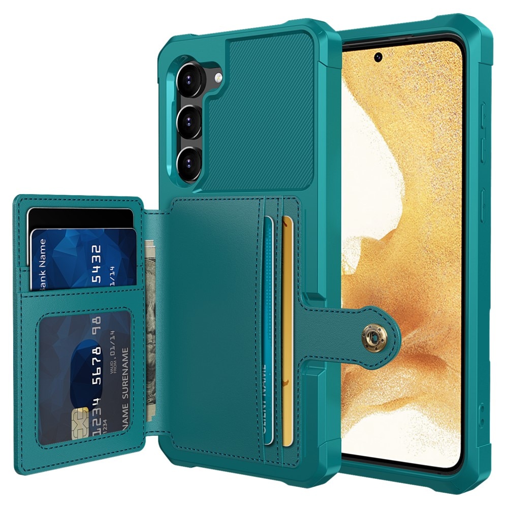 Cover con portacarte Tough Multi-slot Samsung Galaxy S23 verde