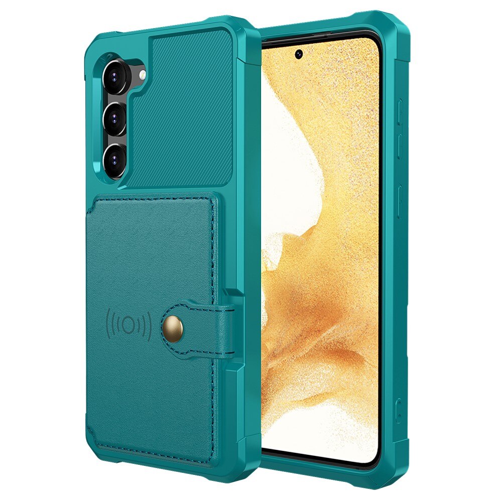 Cover con portacarte Tough Multi-slot Samsung Galaxy S23 verde