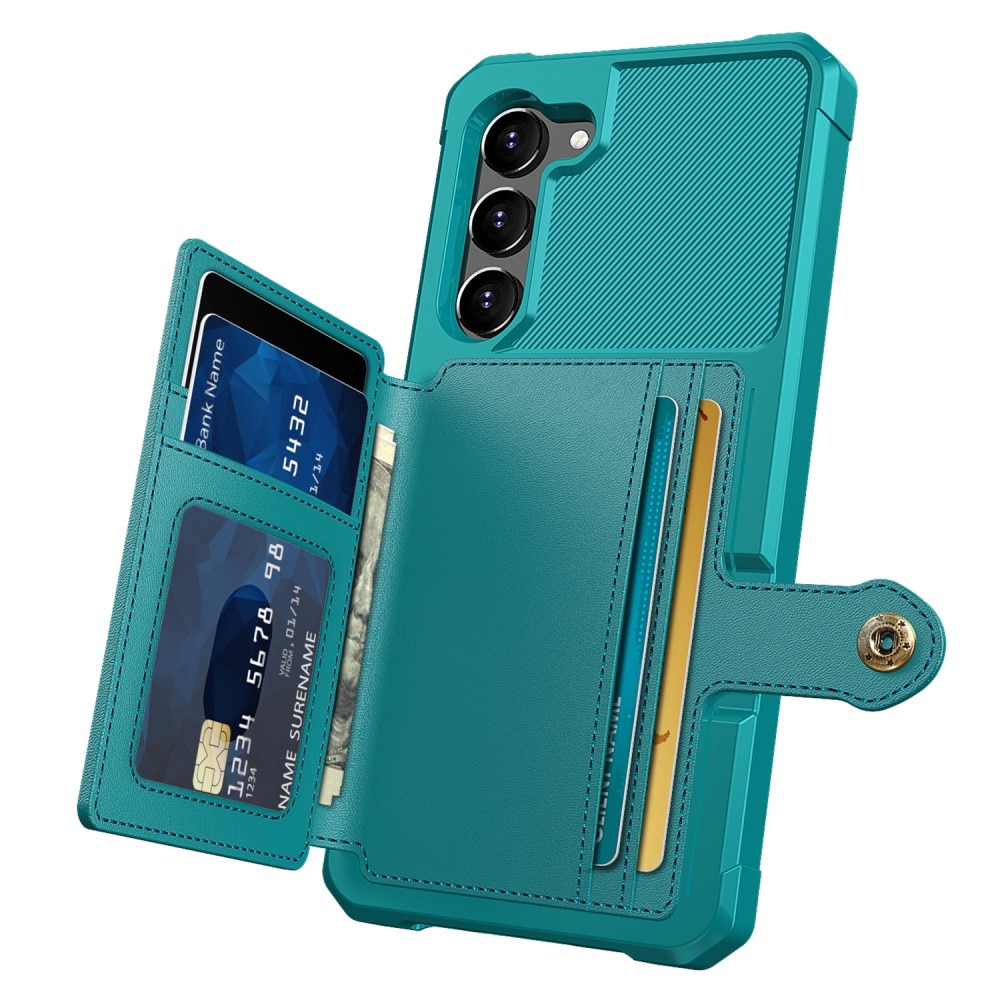 Cover con portacarte Tough Multi-slot Samsung Galaxy S23 verde