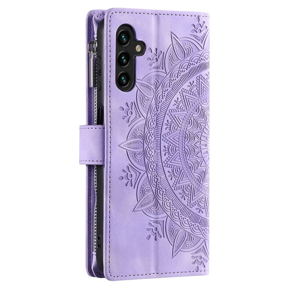 Borsa a portafoglio Mandala Samsung Galaxy A54 viola