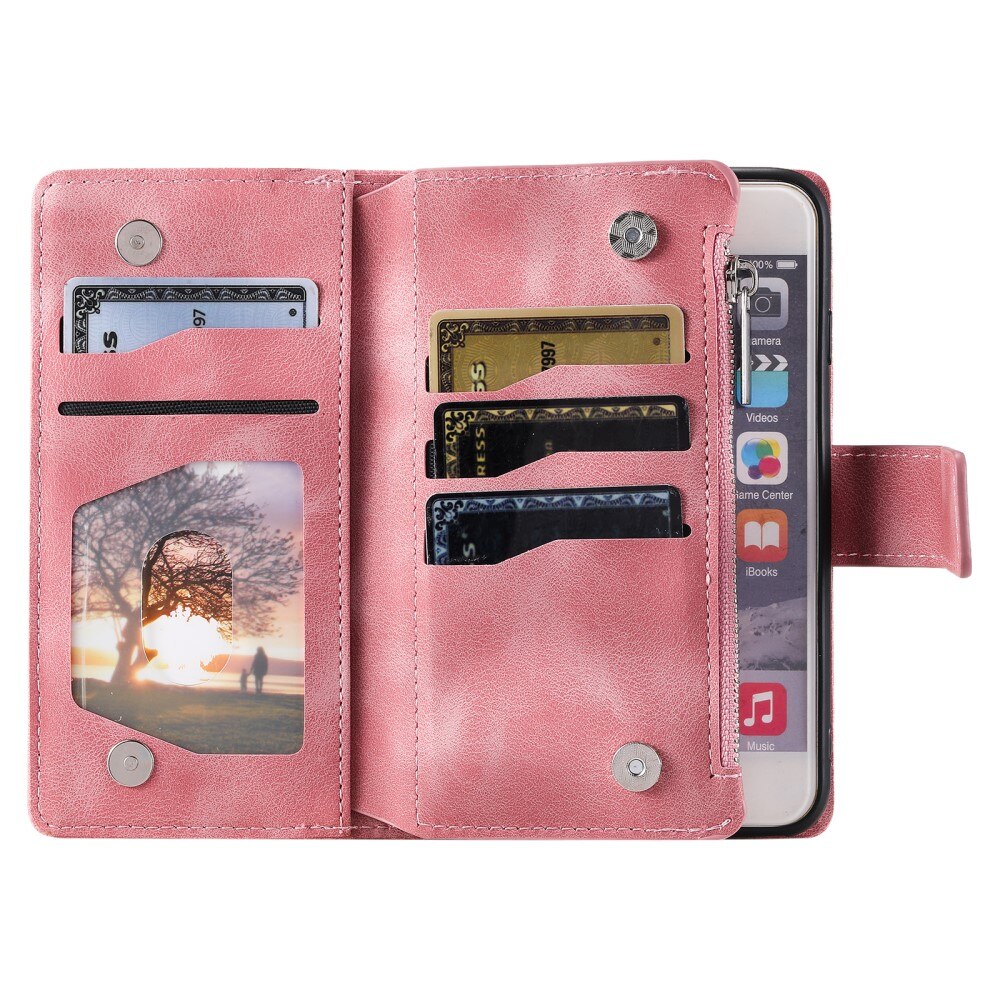 Borsa a portafoglio Mandala iPhone 12 Mini rosa