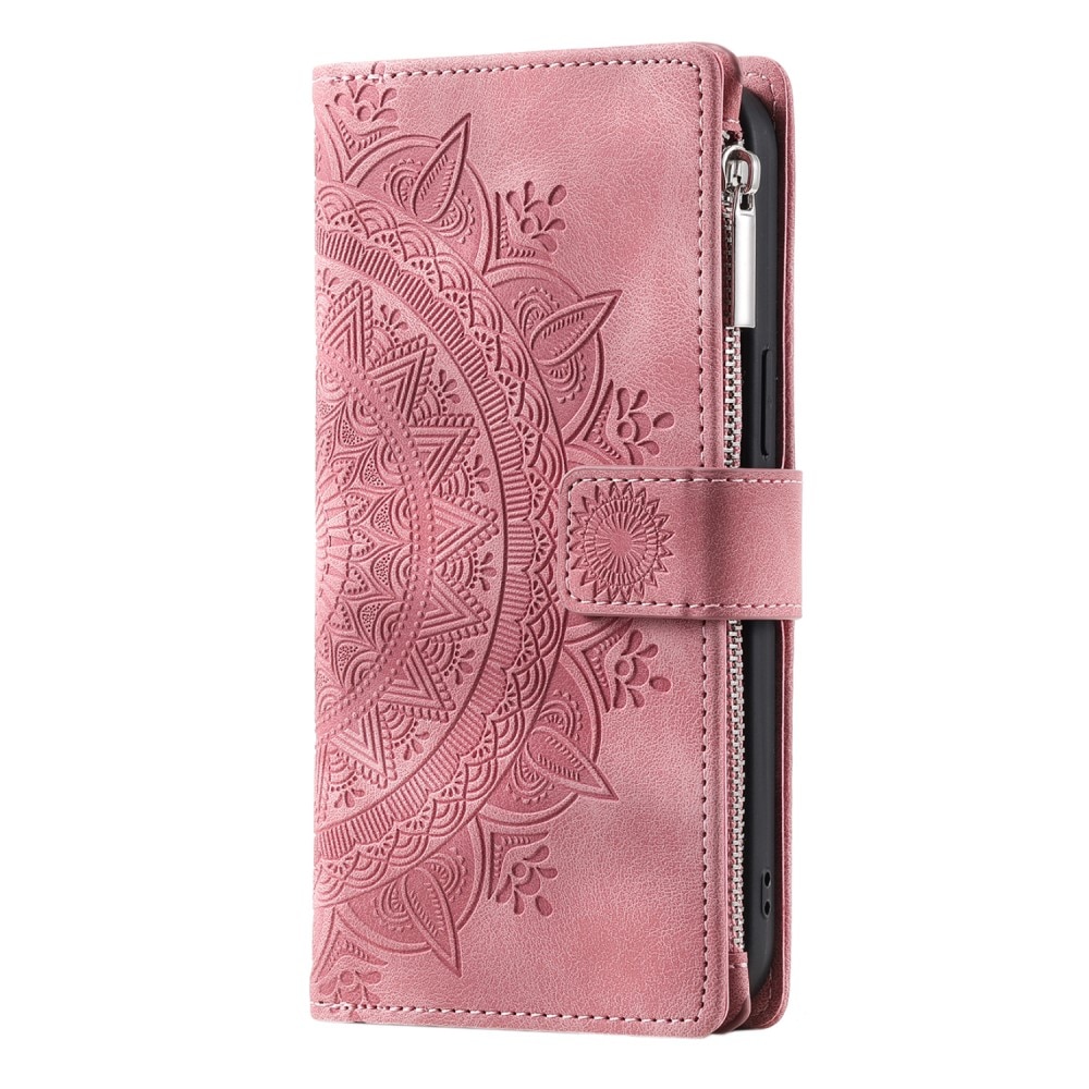 Borsa a portafoglio Mandala iPhone 8 rosa