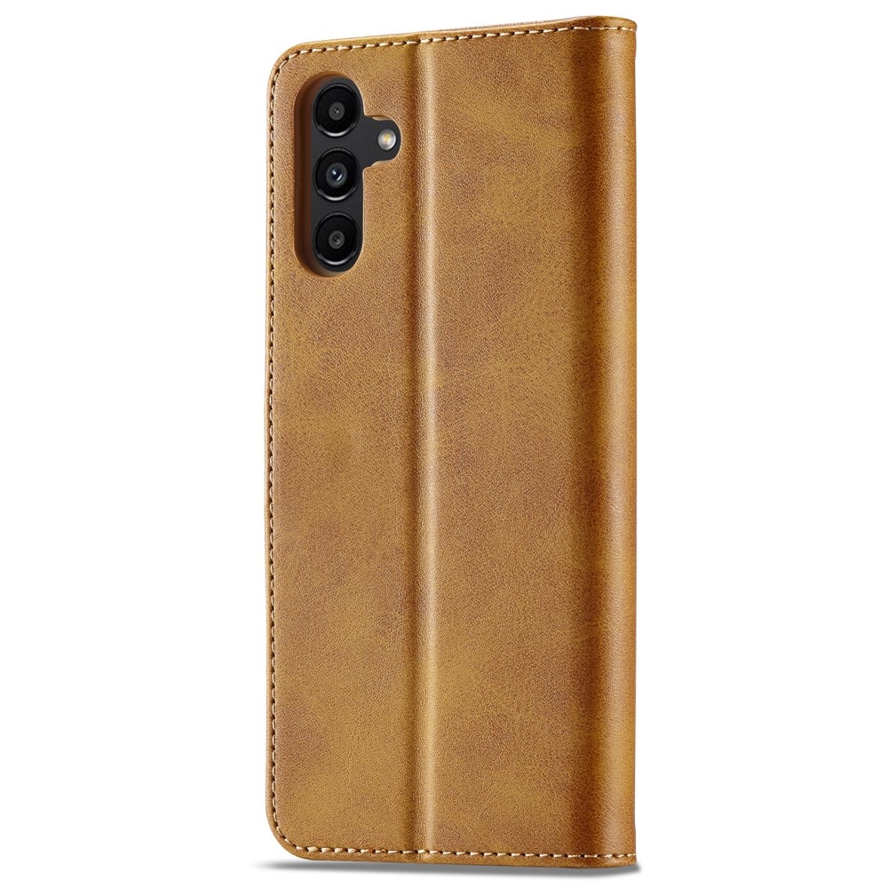 Custodie a portafoglio Samsung Galaxy A54 cognac