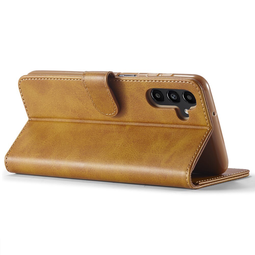 Custodie a portafoglio Samsung Galaxy A54 cognac