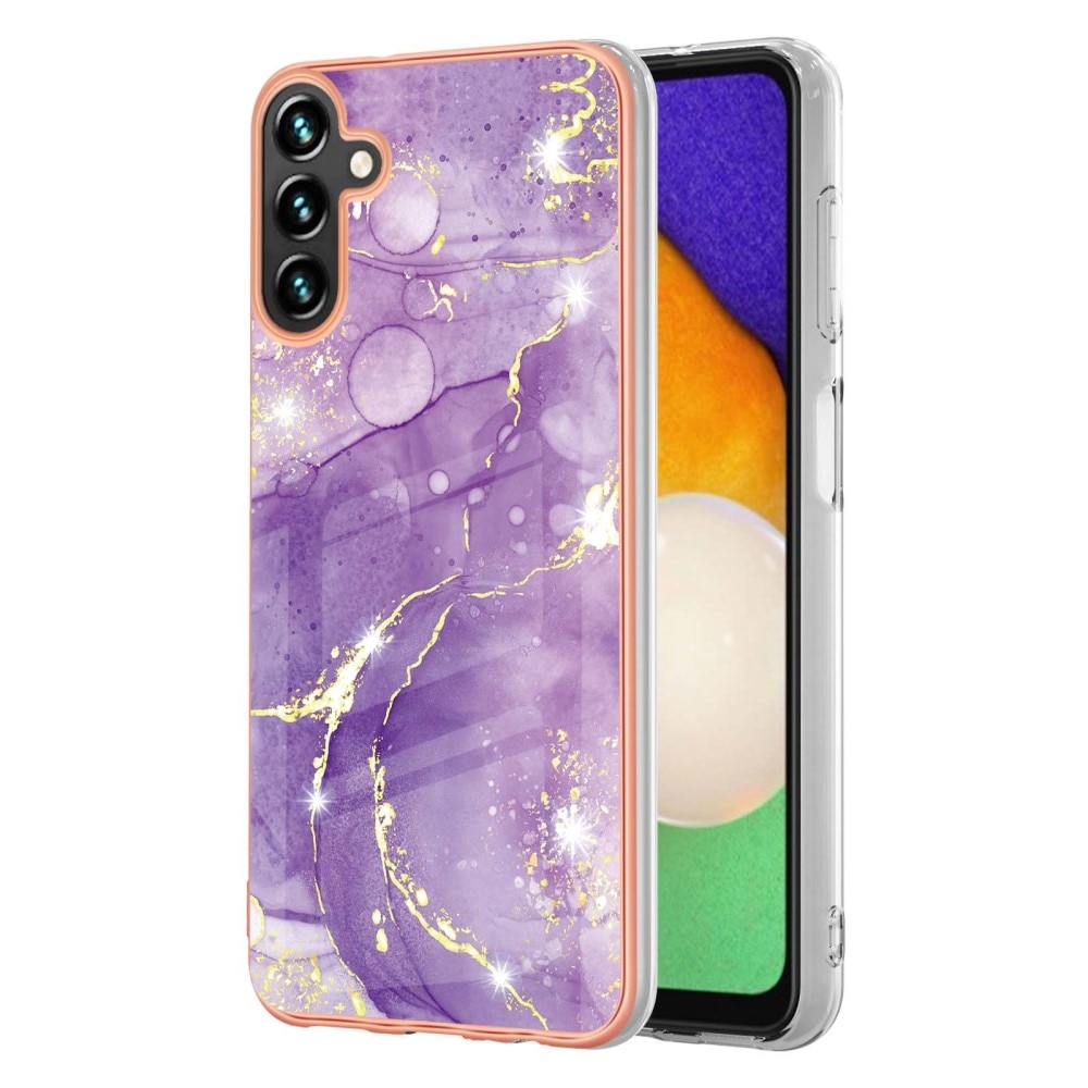 Cover TPU Samsung Galaxy A54 marmo viola