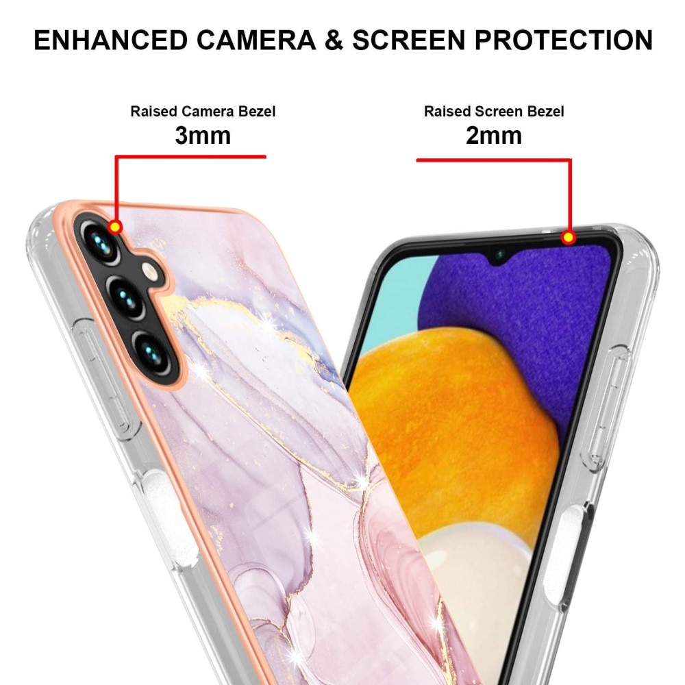 Cover TPU Samsung Galaxy A54 marmo rosa