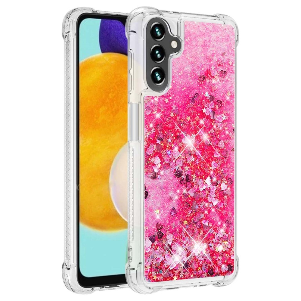 Cover Glitter Powder TPU Samsung Galaxy A54 rosa