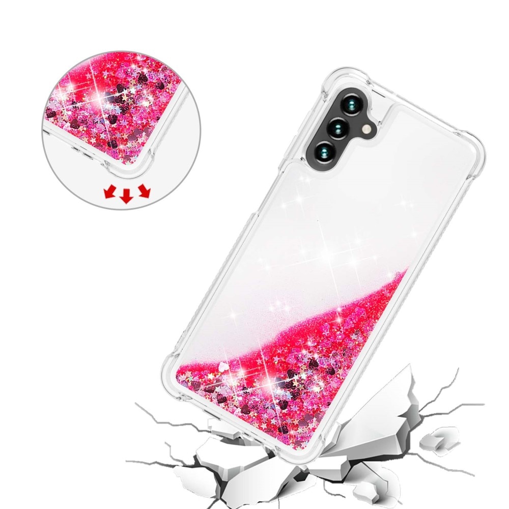 Cover Glitter Powder TPU Samsung Galaxy A54 rosa