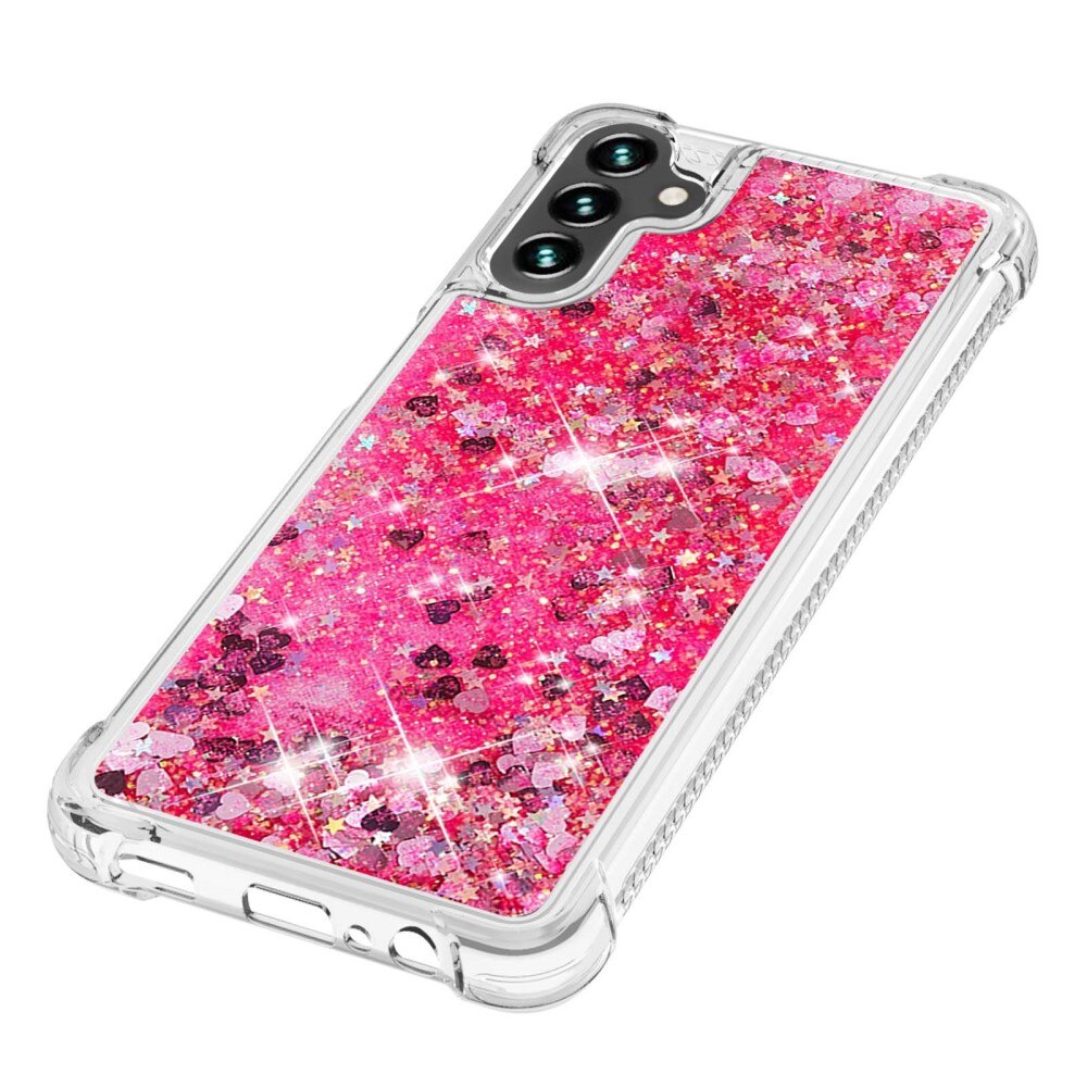 Cover Glitter Powder TPU Samsung Galaxy A54 rosa