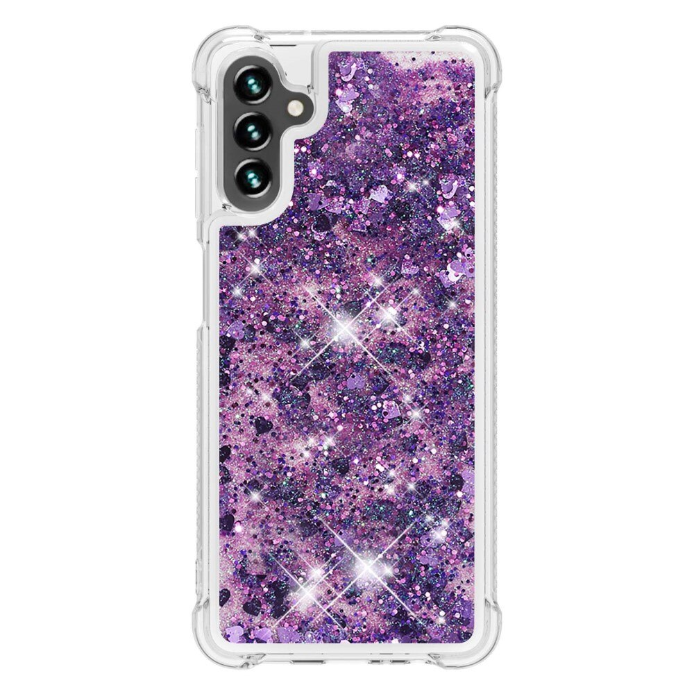 Cover Glitter Powder TPU Samsung Galaxy A54 viola