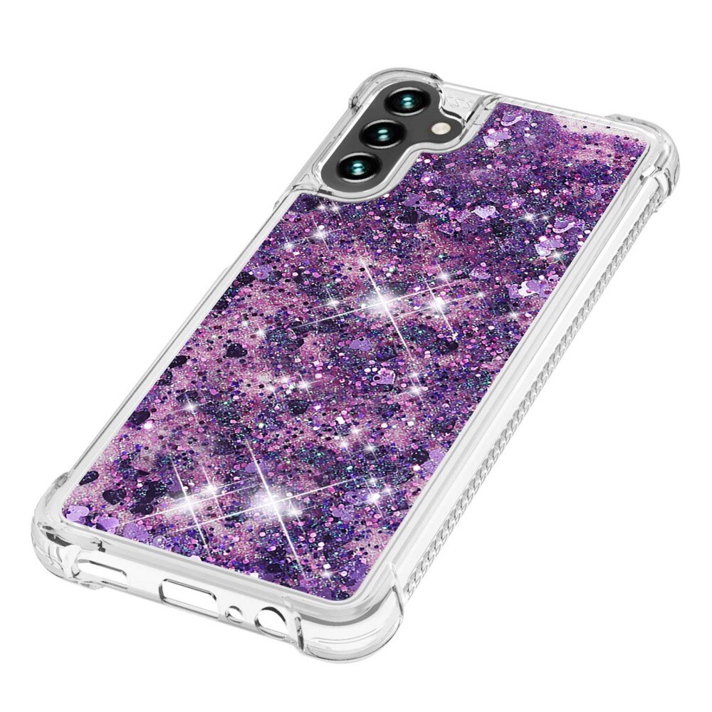 Cover Glitter Powder TPU Samsung Galaxy A54 viola