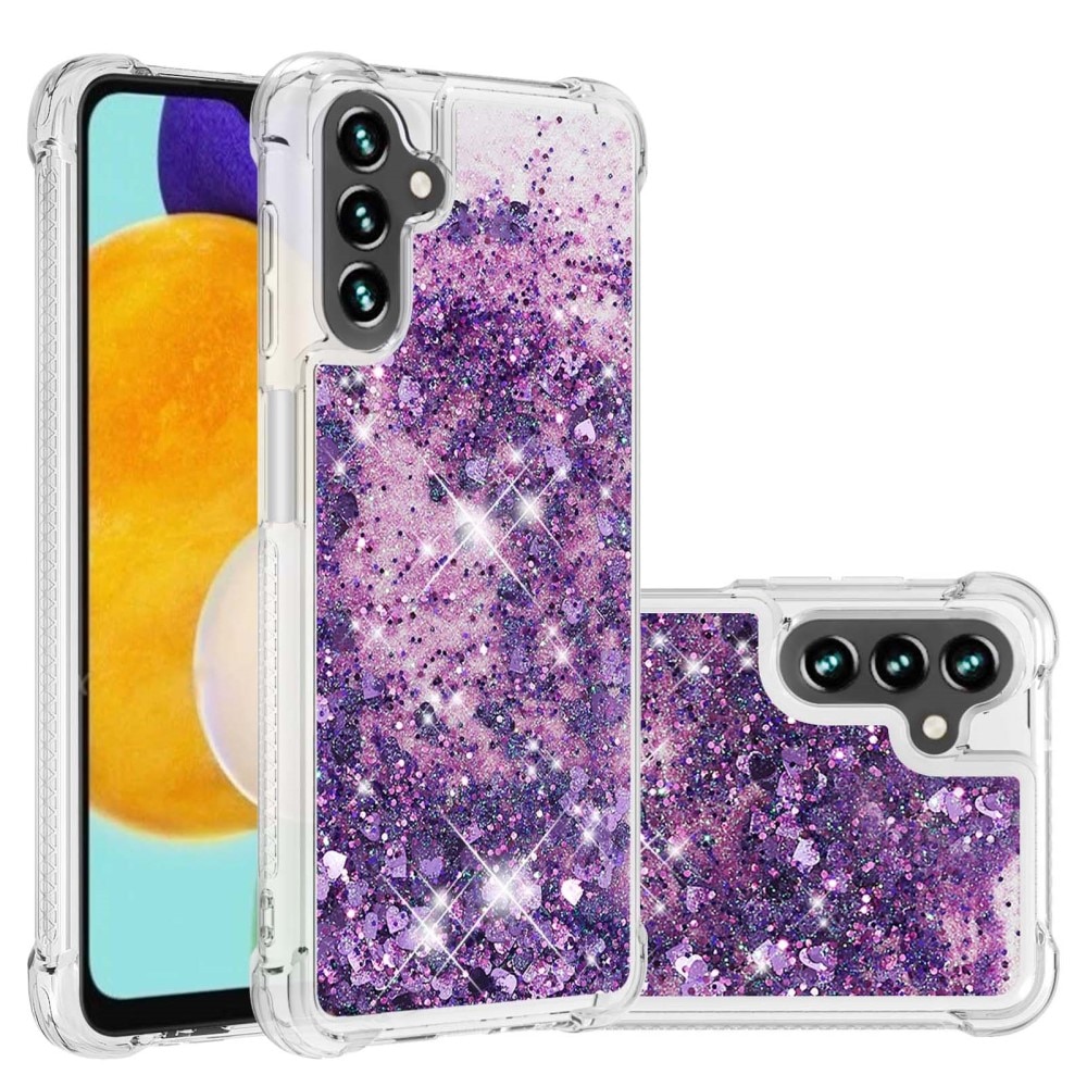 Cover Glitter Powder TPU Samsung Galaxy A54 viola