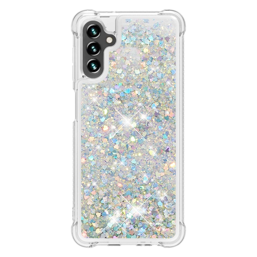 Cover Glitter Powder TPU Samsung Galaxy A54 d'argento