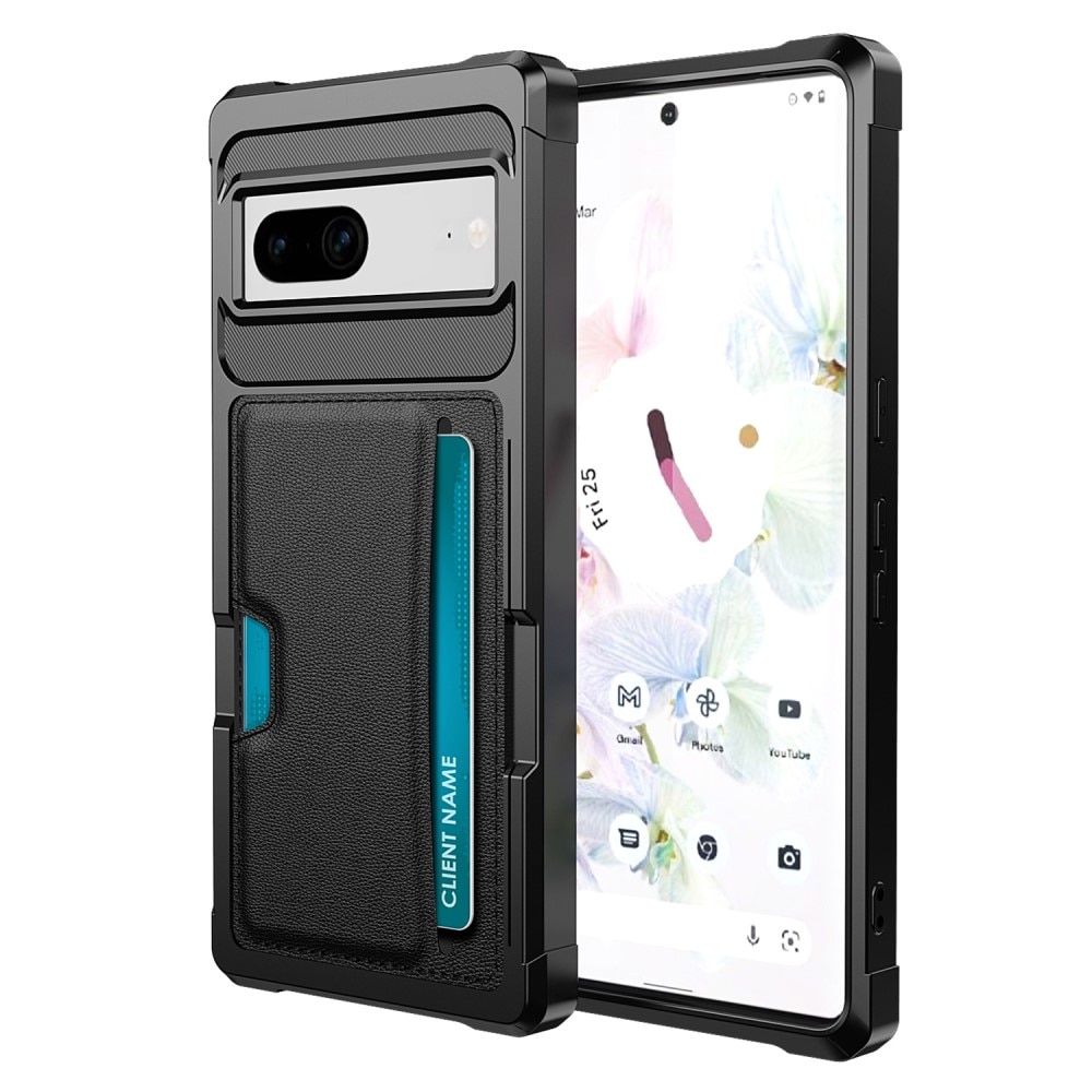 Cover Tough Card Case Google Pixel 7 nero