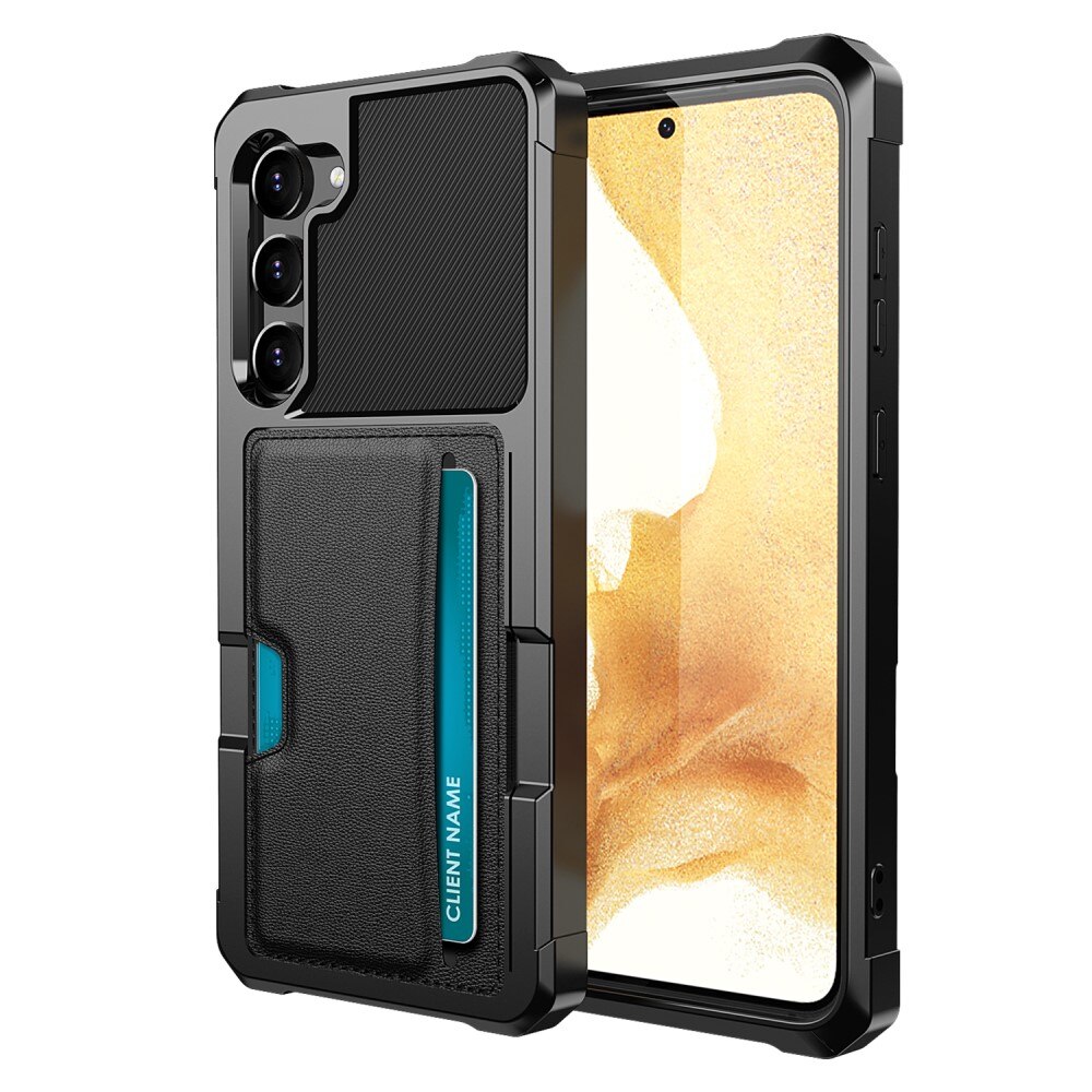 Cover Tough Card Case Samsung Galaxy S24 nero
